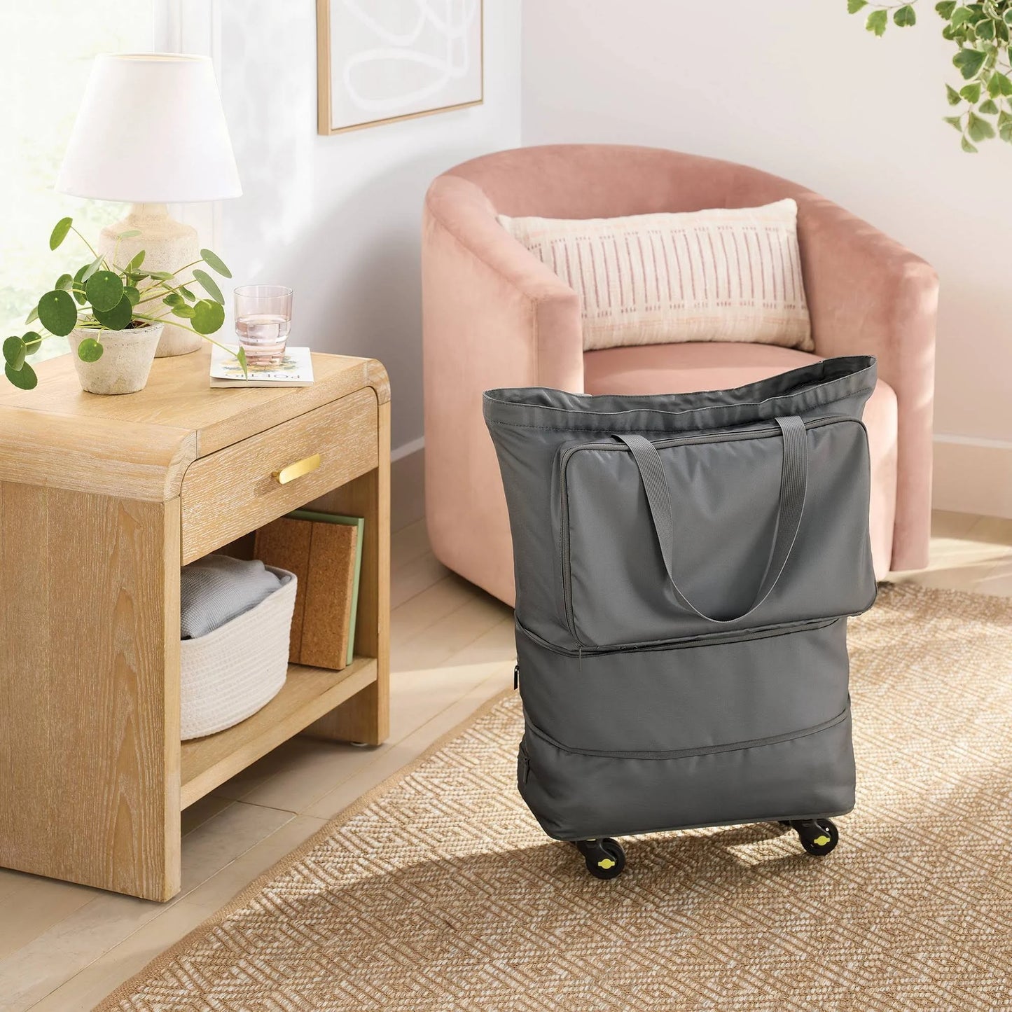 Collapsible Rolling Storage Bin