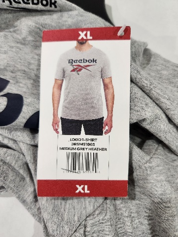 Reebok Identity Big Stacked Logo T-Shirt