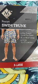 Member's Mark Men's Resort Swim Trunk