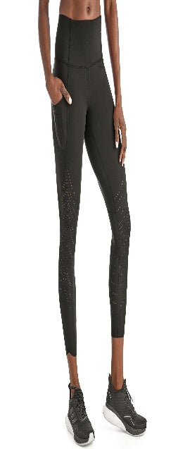 Member's Mark Women Active Perforated Pocket Black HW 7/8 Legging