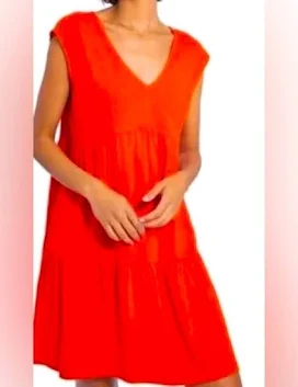 Red NWT Social Standard By Sanctuary Women's Take Me Away Dress