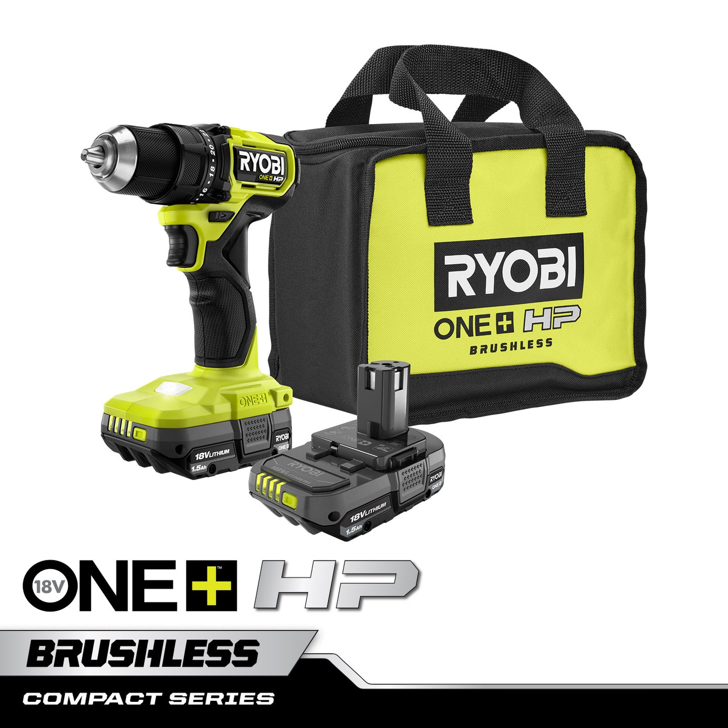 18V ONE+ HP Compact Brushless 1/2' Drill/Driver Kit   PSBDD01K