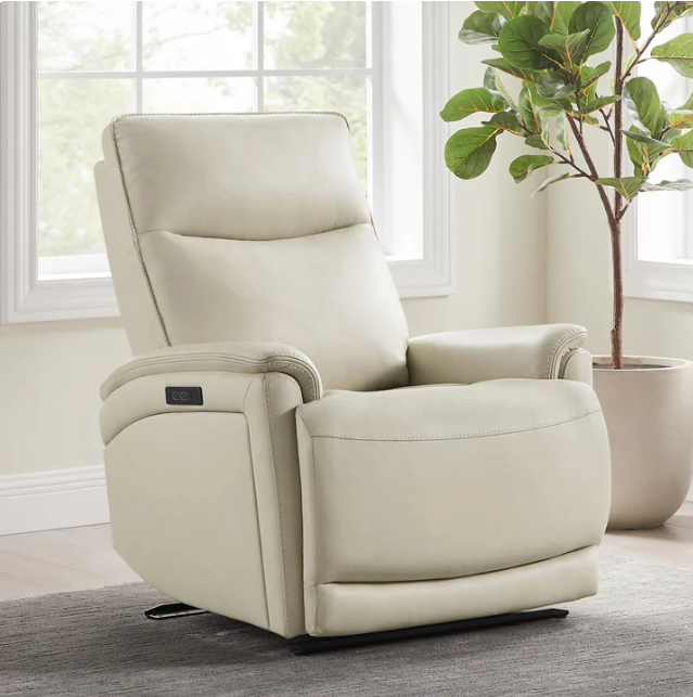 Sanders Leather Power Recliner with Power Headrest