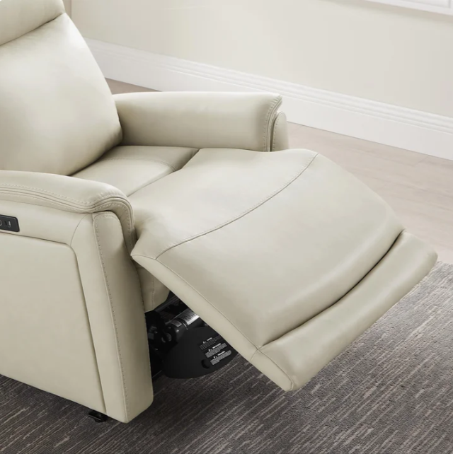Sanders Leather Power Recliner with Power Headrest